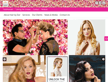 Tablet Screenshot of hairbydar.com